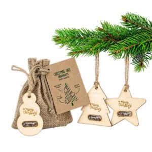Décorations de Noël à semer – lot de 3 — Sachets de graines et cadeaux à semer
