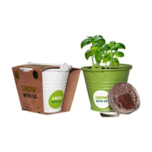 Kweekset in metalen emmer – Grow Kit Bucket — Kweeksets bedrukken