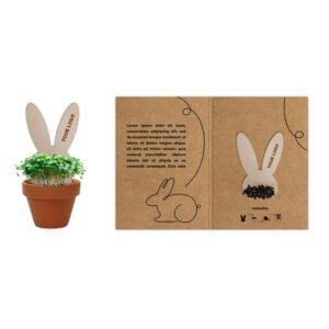 Kweekset in houten vorm – Plant wood — Kweeksets bedrukken